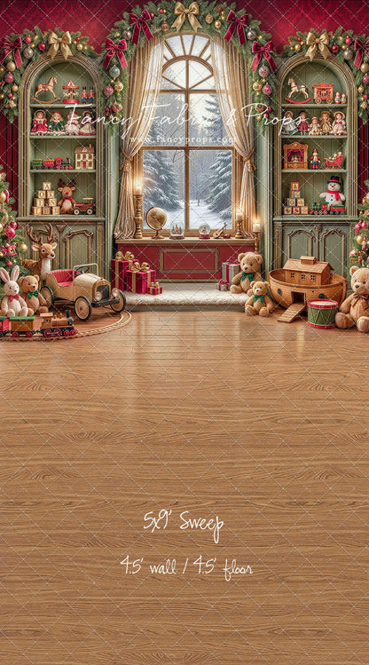 Darling Damask Christmas - with Sweep Option
