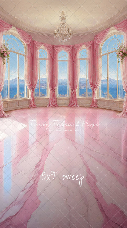 Elegant Summertime Mountain View - Marble Floor - With Sweep Option