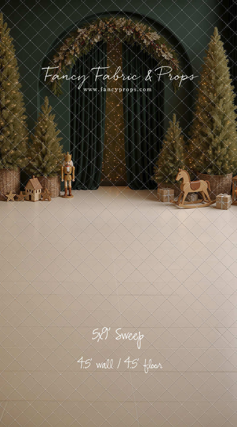 Emerald Christmas Arch - With Sweep Option