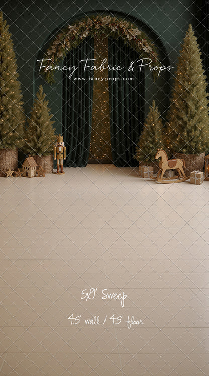 Emerald Christmas Arch - With Sweep Option