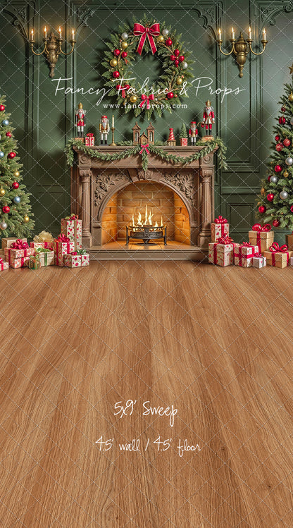 Emerald Christmas Room - with Sweep Option