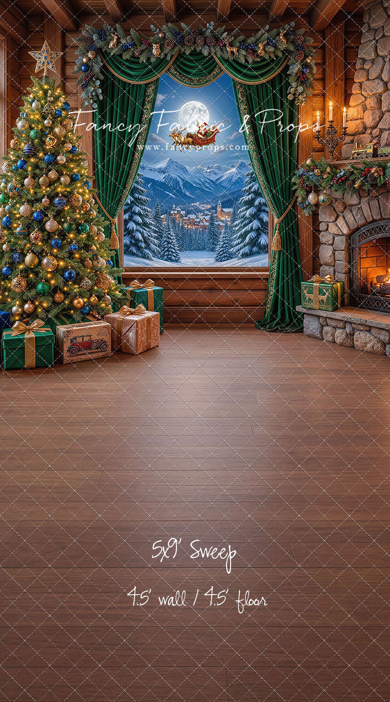 Emerald Mountain Sleigh View - with Sweep Option