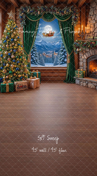 Emerald Mountain Sleigh View - with Sweep Option