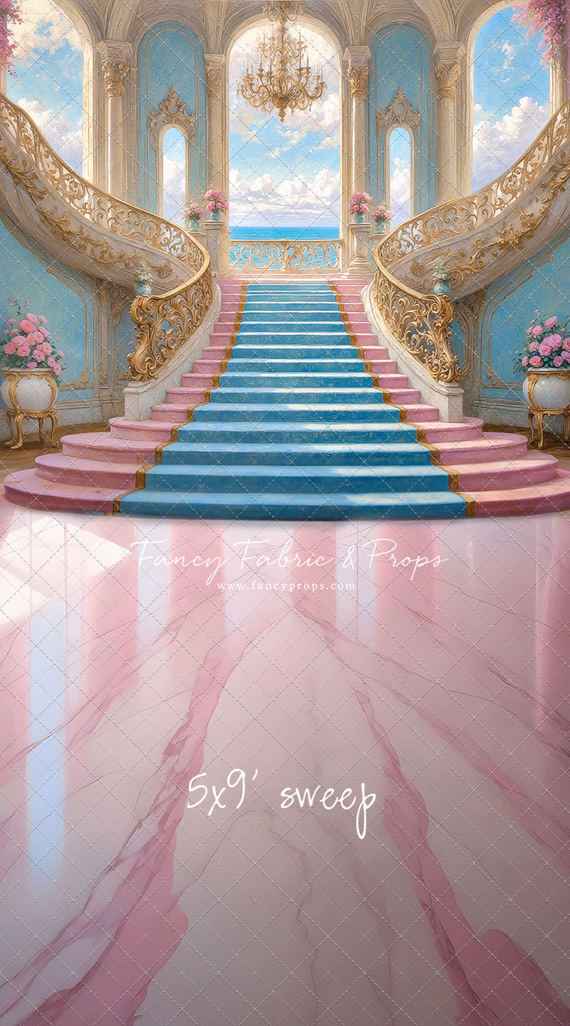 Enchanting Pastel Staircase - With Sweep Option