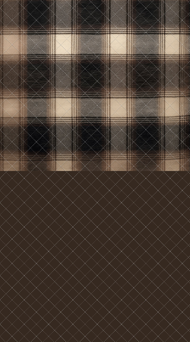 Espresso Flannel - With Sweep Option