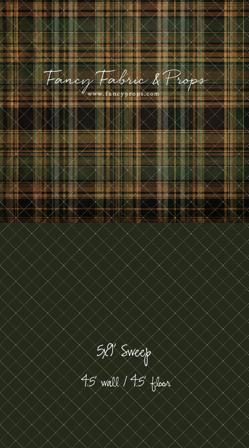 Evergreen Flannel - With Sweep Option