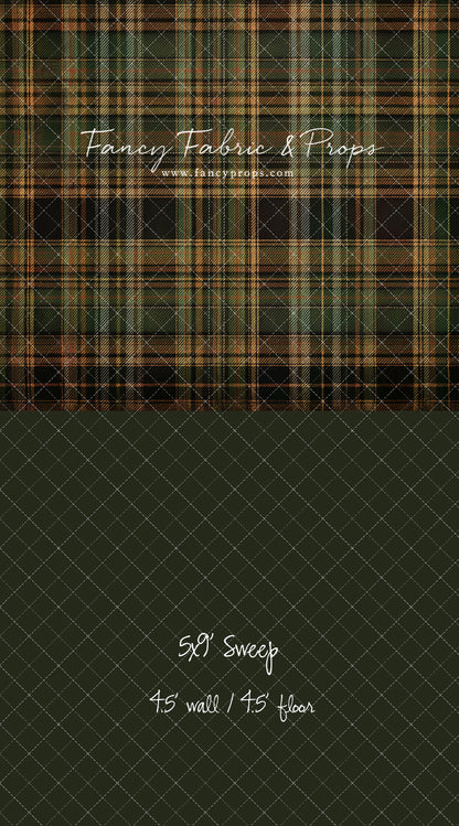 Evergreen Flannel - With Sweep Option