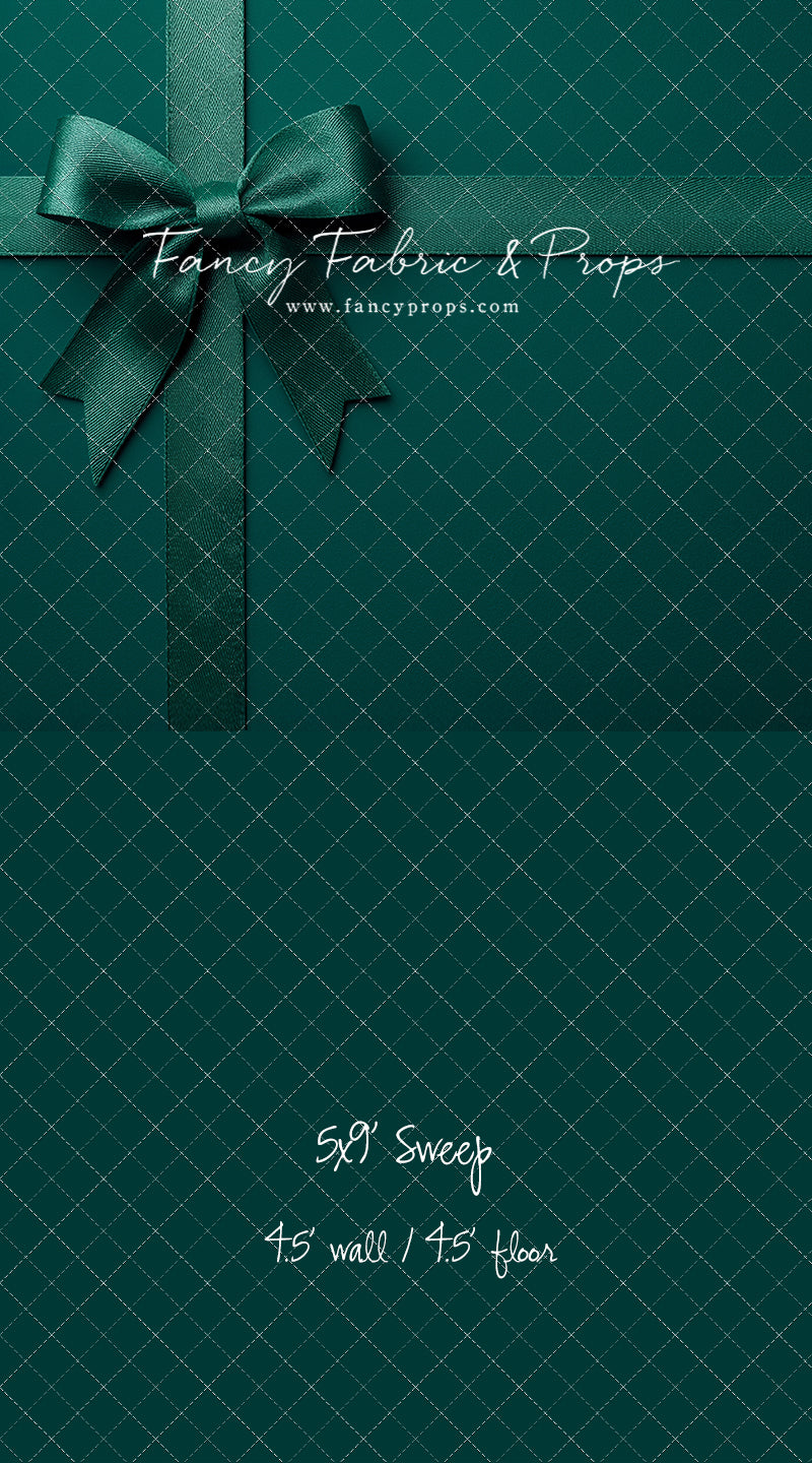 Evergreen Glam Bows- With Sweep Option