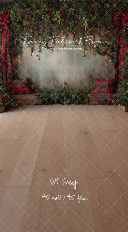 Evergreen Tartan Nook - With Sweep Option