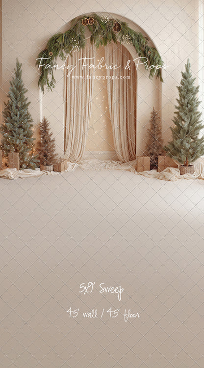 Evergreen & Ivory - With Sweep Option