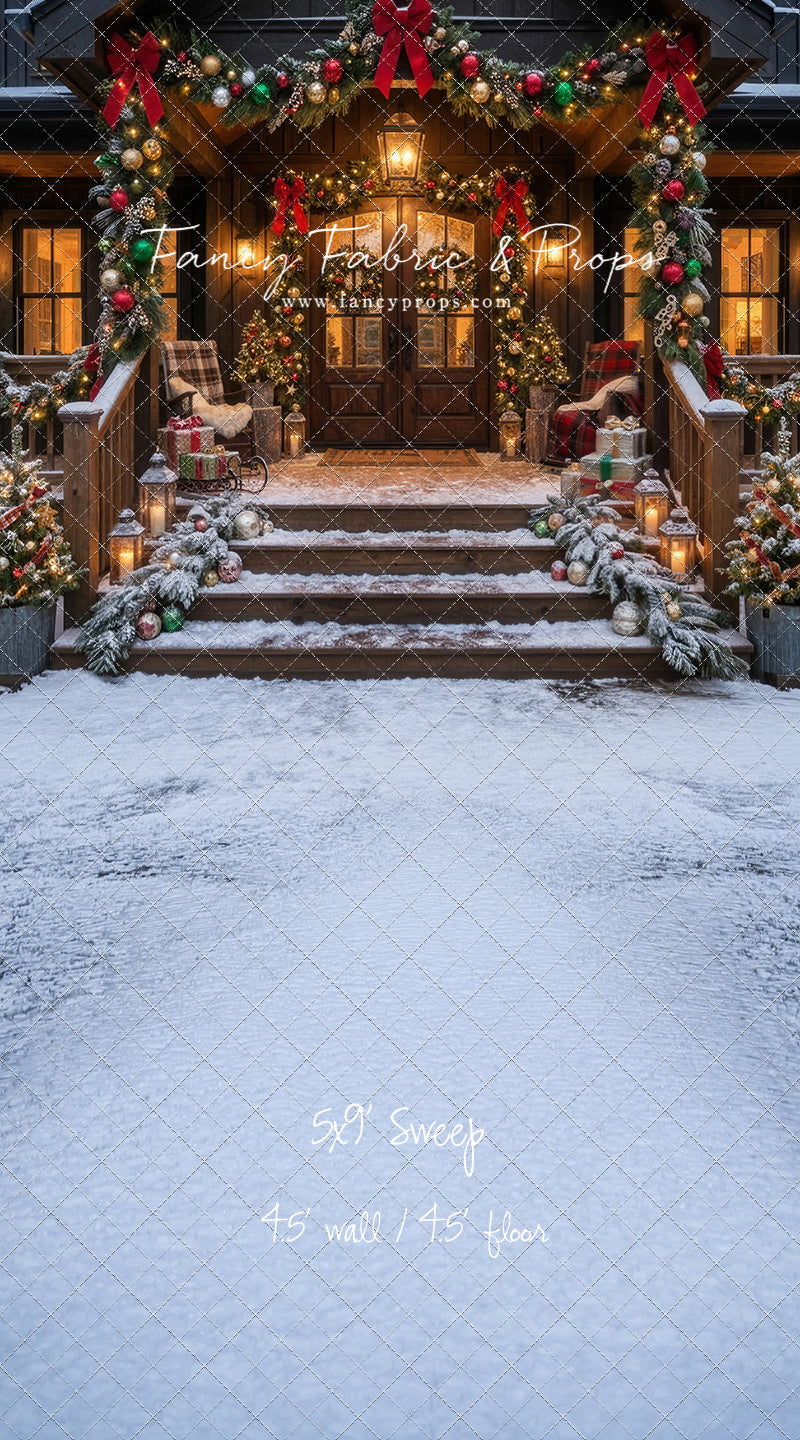 Festive Front Porch - With Sweep Option