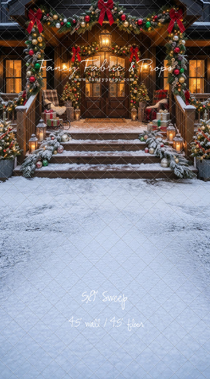 Festive Front Porch - With Sweep Option