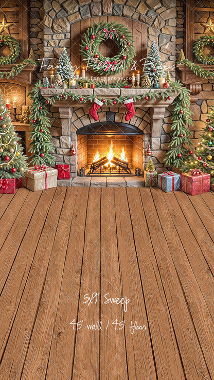 Fireside Christmas Magic - with Sweep Option