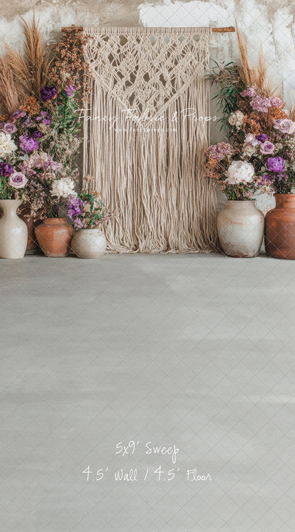 Floral Fringe Haven - With Sweep Option