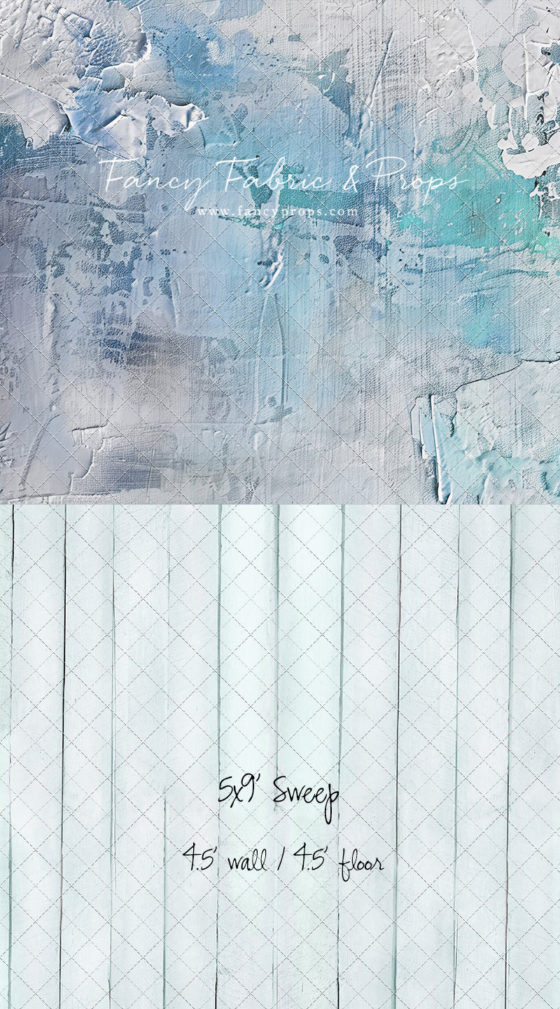 Frozen Veil - With Blue Floor Sweep Option