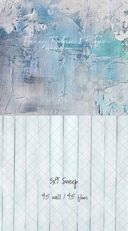 Frozen Veil - With Blue Floor Sweep Option