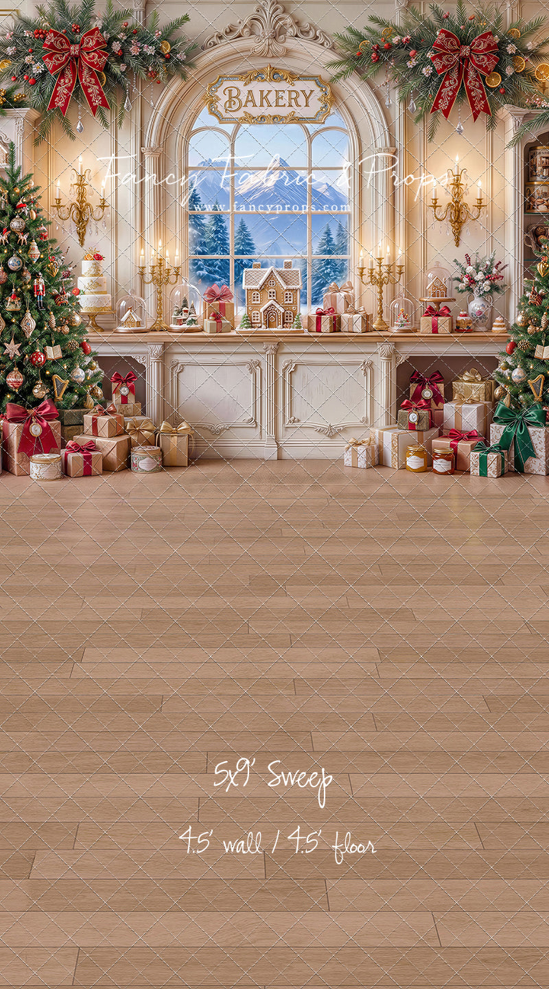 Gingerbread Wishes Bakery - With Sweep Option