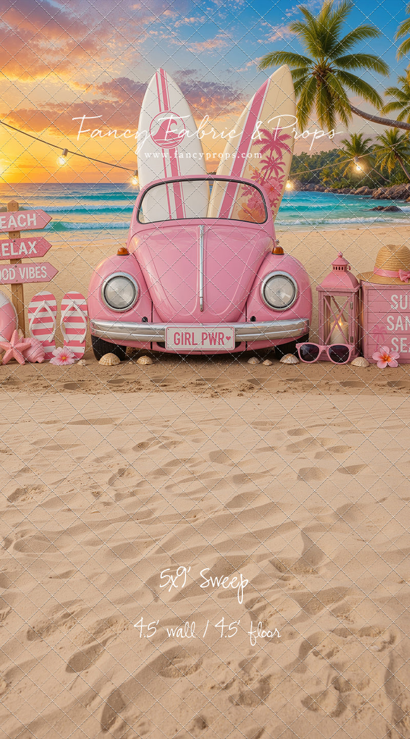 Girl Power Beach Bug - With Sweep Option