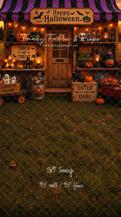 Haunted Harvest Stand - with Sweep Option