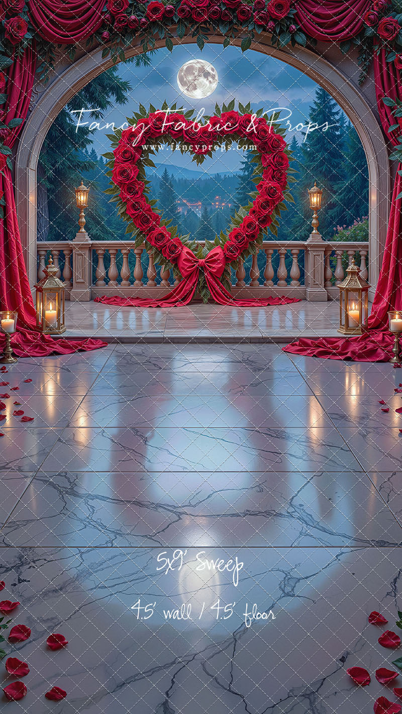 Heart of Roses - With Sweep Option