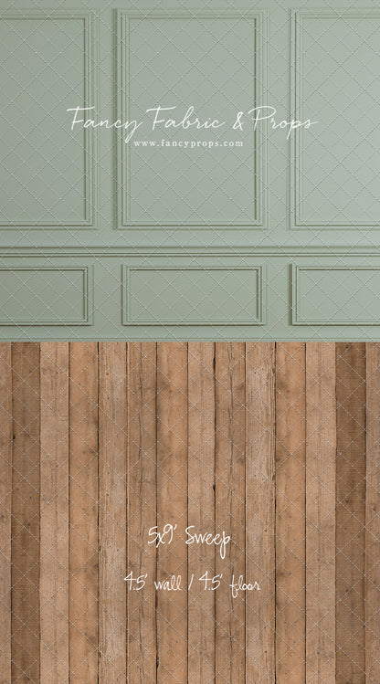 Heirloom Sage - With Cwtchicoo Wood Floor Sweep Option