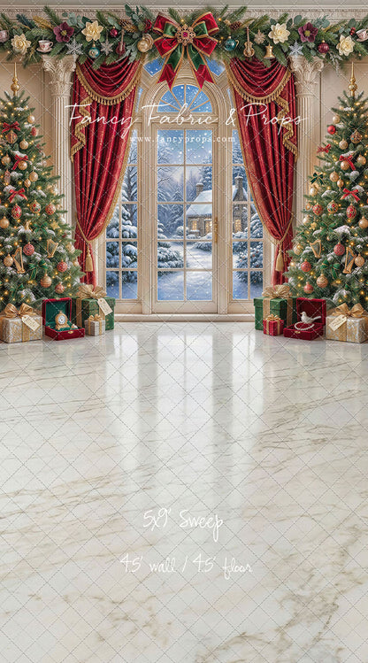 Holiday Window Elegance - with Sweep Option