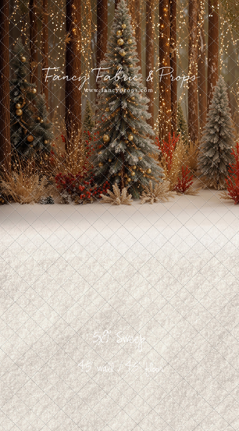 Holly & Pine Forest - With Sweep Option