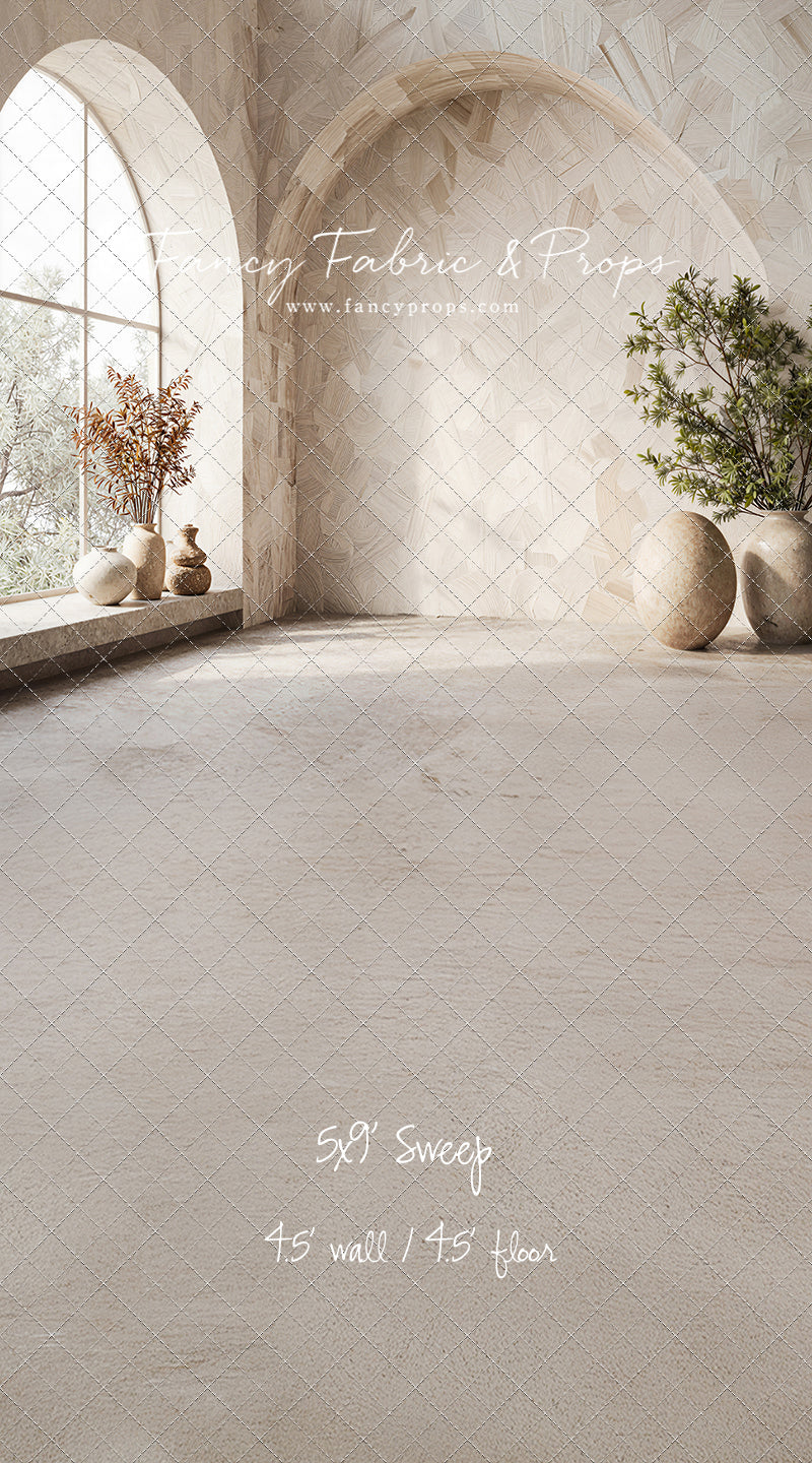 Ivory Vista Arch - With Sweep Option