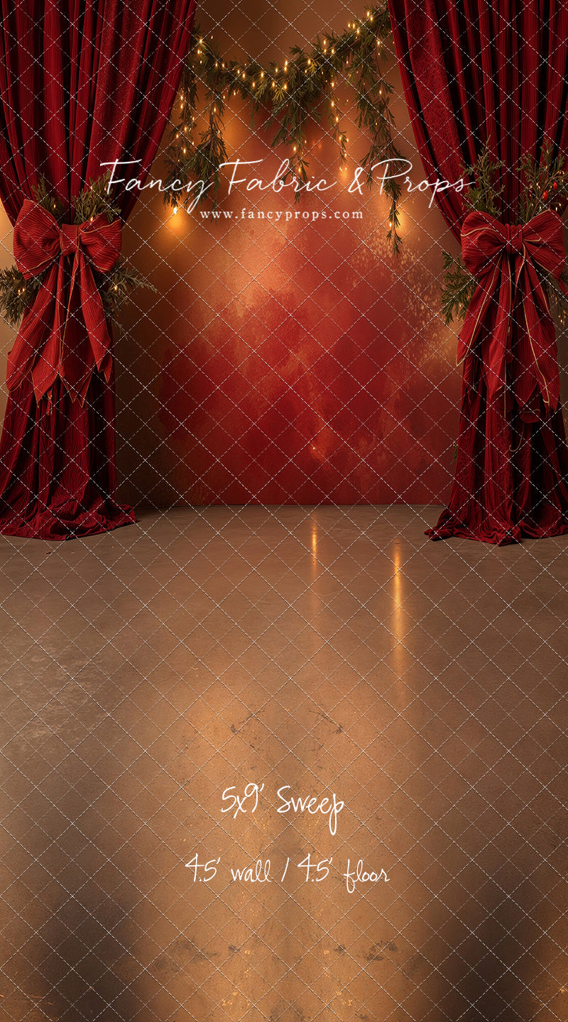 Merry Christmas Curtain Call - With Sweep Option