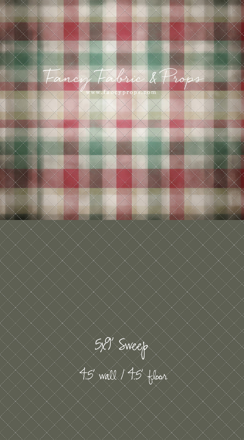 Merry Morning Plaid - With Sweep Option