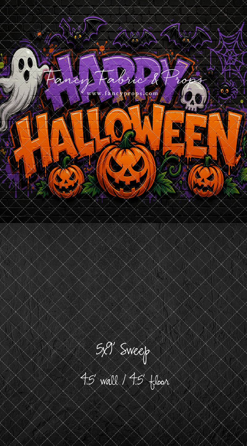 Midnight Graffiti Halloween - With Sweep Option