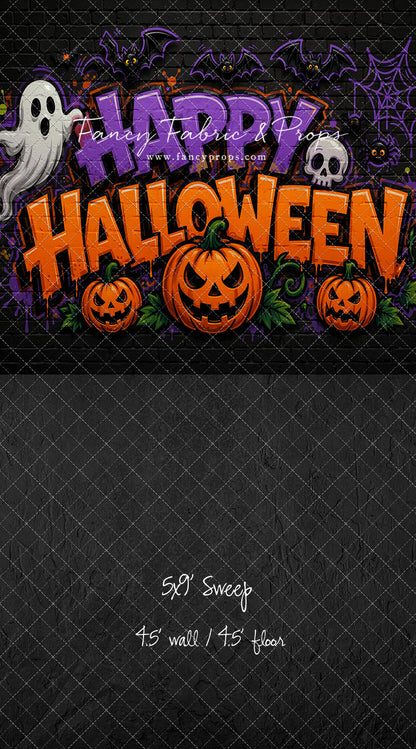 Midnight Graffiti Halloween - With Sweep Option