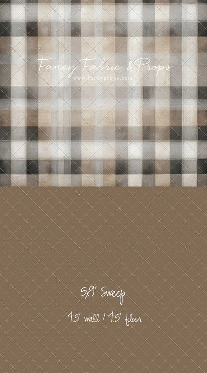 Mocha Flannel - With Sweep Option