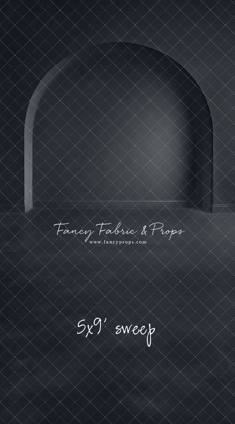 Modern Midnight Alcove - Solid Floor - With Sweep Option