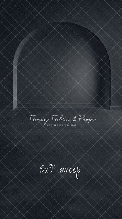 Modern Midnight Alcove - Solid Floor - With Sweep Option