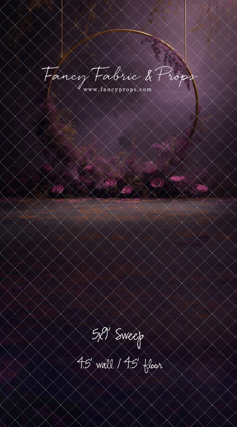 Moonlit Plum Petals - With Sweep Option