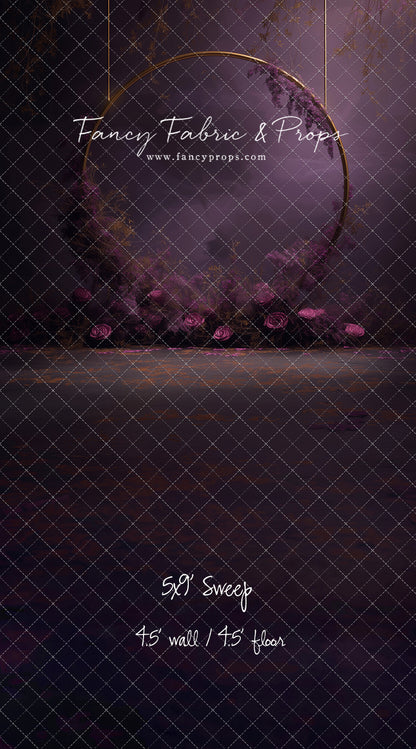 Moonlit Plum Petals - With Sweep Option