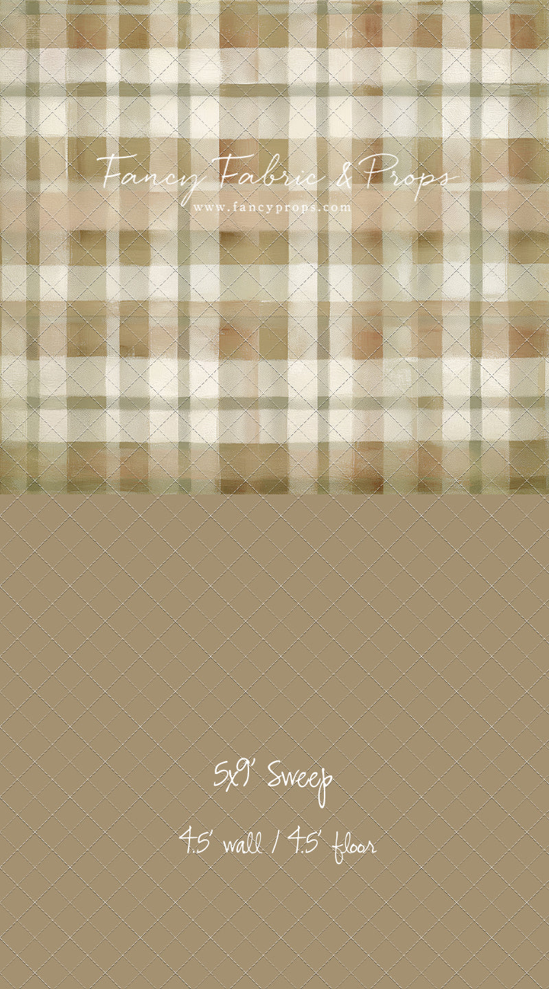 Oatmilk Plaid - With Sweep Option