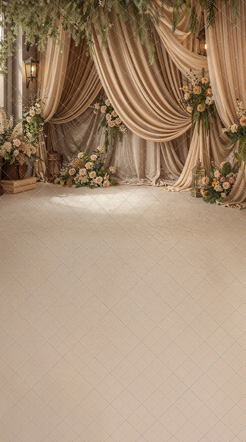Olive Grove Drapes - With Sweep Option