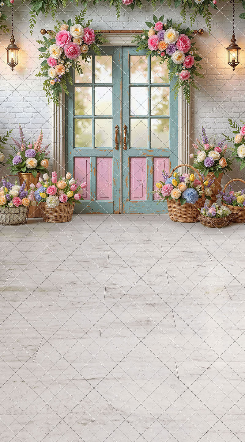 Pastel Garden Doors - With Sweep Option