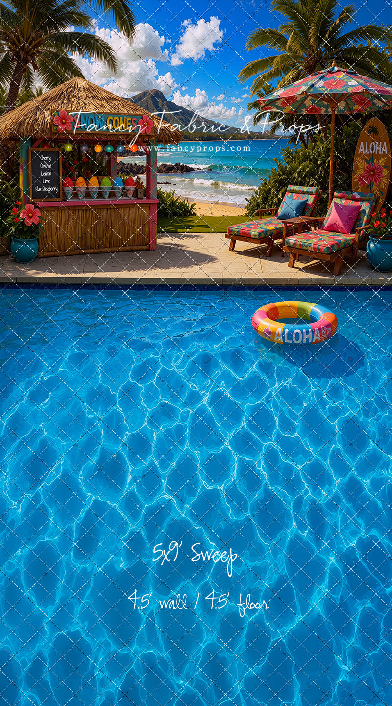 Poolside Snowcones - With Sweep Option