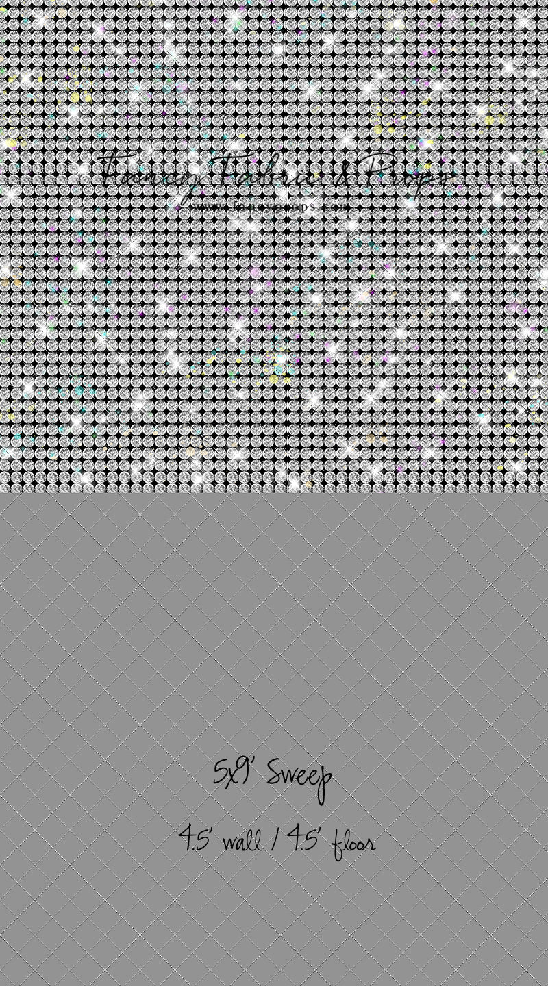 Prism Pop - With Solid Light Gray Floor Sweep Option