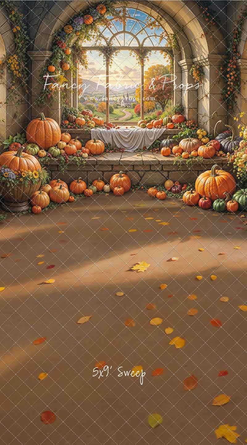 Pumpkin Patch Paradise - With Sweep Option