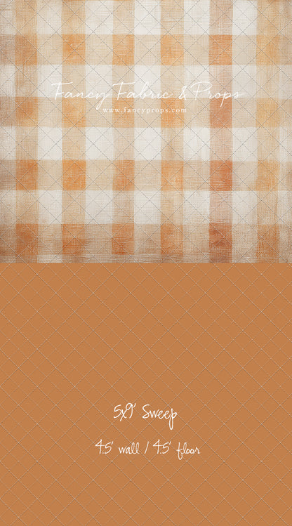 Pumpkin Patch Plaid - With Sweep Option