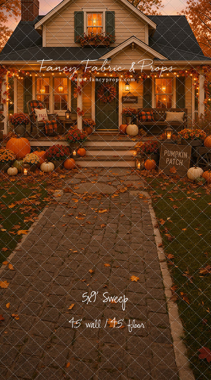 Pumpkin Patch Welcome - With Sweep Option
