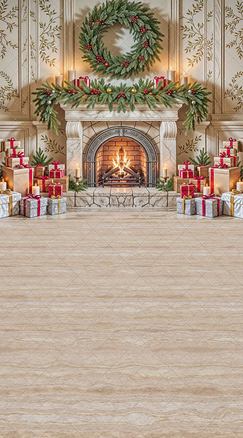 Regal Hearth & Holiday Cheer - with Sweep Option