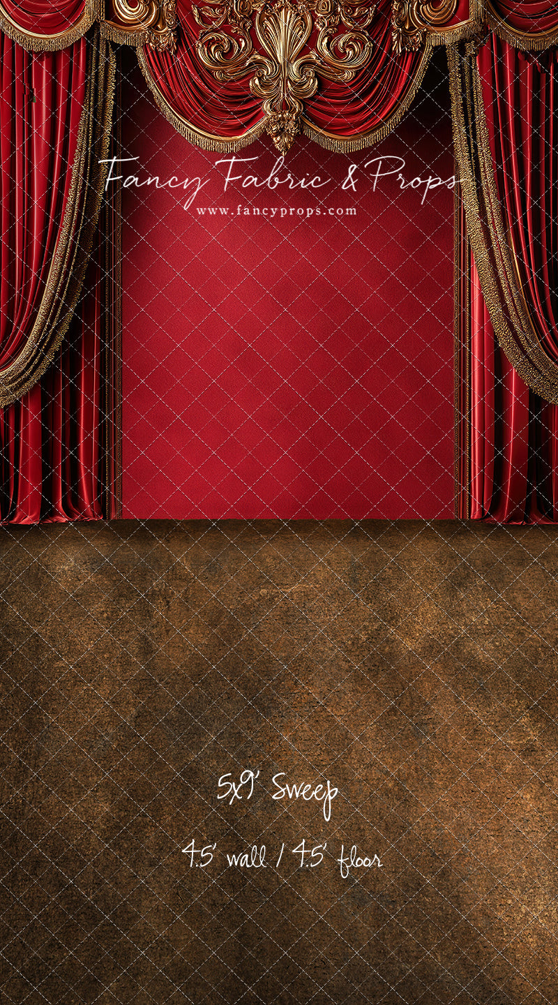 Regal Red Chamber Wall - With Sweep Option