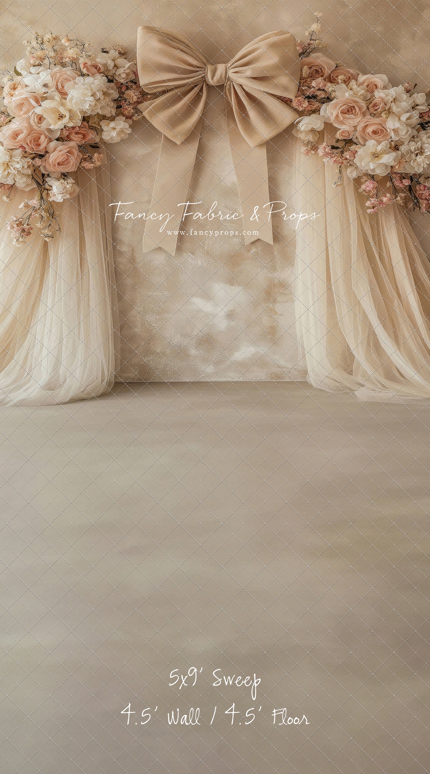 Ribboned Bloom  - With Sweep Option