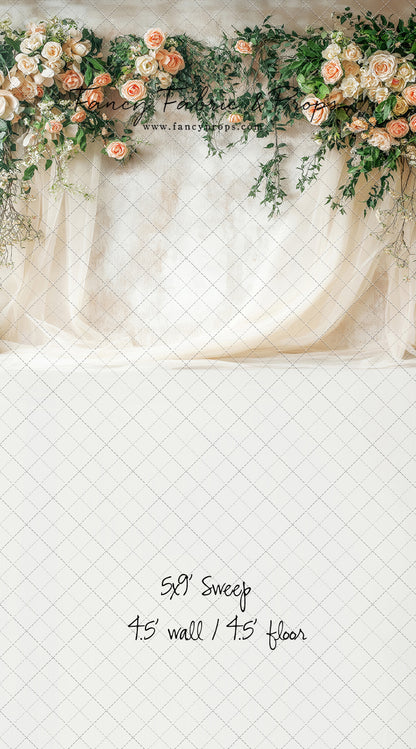 Rosette Drape - With Sweep Option