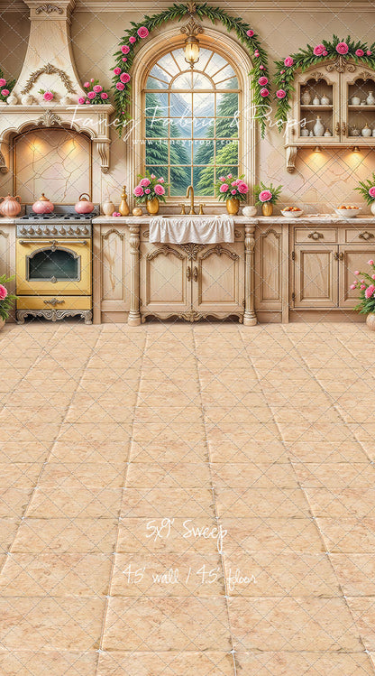 Rosewood Cottage Kitchen - With Sweep Option